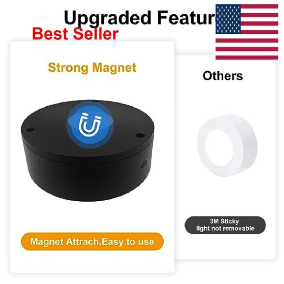 Wireless Magnetic Picture Lights 3-Pack Dimmable Timer Remote Modern Art Display - Picture 6 of 7